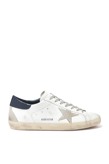Golden Goose Super-Star Leather And Suede Sneakers